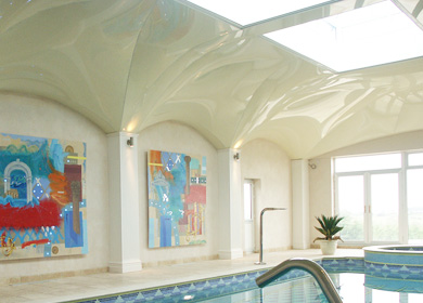 <h3>Private home swimming pool ceiling
</h3>